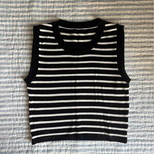 Stripe Crop Tank